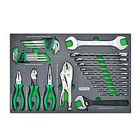 TOPTUL GED3421 Wrench Assortment & Pliers Set (34 pcs)