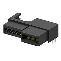 Molex 45984-2193 Receptacle Headers EXTreme LPHPower RECP Header Right-Angle 2 Power CONT 16 Signal CONT Au Plating