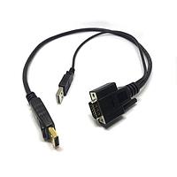 Lantronix 500-195-R-ACC I/O Cables CABLE AY SPIDER DUO USB SERVER STD 21.6