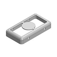 Masach Tech MS193-10F-NS EMI/RFI Shield Frame, Two-Piece 19.3 x 10.5 x 3mm Two-piece Drawn-Seamless RF Shield/EMI Shield FRAME (Nickel-Silver)