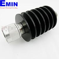 Fairview SA18N25WA-06  6 dB Fixed Attenuator N Male To N Female Up To 18 GHz Rated To 25 Watts With Black Aluminum Heatsink Body