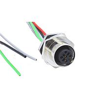 NorComp FPM12A05I12CF02 Sensor Cables / Actuator Cables M12 5P FML BRSS/NKL FRNT M16 12 PIGTAIL