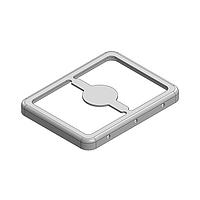 Masach Tech MS226-10F-NS EMI/RFI Shield Frame, Two-Piece 22.6 x 17.1 x 2mm Two-piece Drawn-Seamless RF Shield/EMI Shield FRAME (Nickel-Silver)