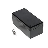 Hammond Manufacturing 1594DWBK Thick Wall Flame Retardant ABS 1.7x2.6x5.2" Black