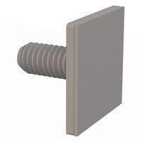 Essentra Components 013118ABTS075 Base Threaded Stud, Adhesive, 5/16-18 Thread, 3/4 Lg