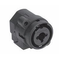 Amphenol Audio ACJC6VL XLR Connectors 3P Vert Mt PCB Recpt 1/4" Mono Jack