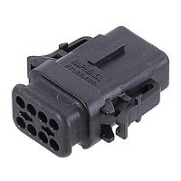 Amphenol SINE Systems ATM06-08SB-SR1BK 8-Way 8 Pin Plug Pos B w/Strn Rlf