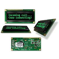 Newhaven Display NHD-0216KZW-AG5 OLED Displays OLED 2x16 Green 80.0 x 36.0 x 10