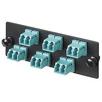 Panduit FAP6WBLDLC Fiber Optic Connectors FAP with 6 OM2 LC DUPL, mm (BL) adapt
