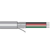 Alpha Wire 2402C SL005 Communication and Control 22 AWG, 2 Conductor Communication Cable, Shielded, 100 ft  - Slate