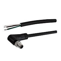Stewart Connector BC-M5NA4BP01030M Sensor Cables / Actuator Cables M5 A-Code Cable Assembly Male Right Angle to Pigtail 3 m IP67