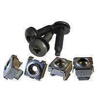 Hammond Manufacturing CAGKITM6-100 M6 Screw and Cage Nut Pack M6 CAGNUTS & M6 SCREWS 100-PKG