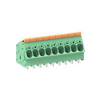 Molex 221391-0009 Fixed Terminal Blocks 7.50mm Pitch Lever Activated Fixed Mount PCB Term Block 35 Entry Bus Term 9 Ckt