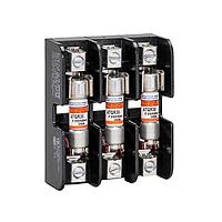 Mersen 30353 Class CC Fuse Block,Midget,3 Pole,600V,30A,Copper Box Connector