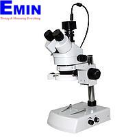 HST JSZ7 Trinocular Continuous Zoom Stereomicroscope (Trinocular, 0.7×-4.5×)