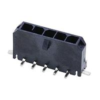 Molex 218989-0520 Headers Micro-Fit+ Vert Header SMT 3mm Pitch Single Row 5 Ckts Matte (Sn) Plating Glow-Wire  Solder Nail Blk