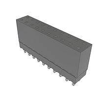Samtec ESQ-110-12-T-D-LL Sockets Elevated Socket Strip, 0.100" Pitch