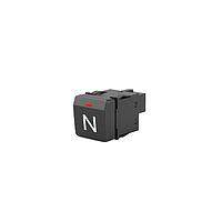EAO 09-410005.1S0013 Automotive Switches UPB; I/O; Namur; 12V; Code 3; Firm haptic; white symbol illumination; no status indicator ; Letter N symbol