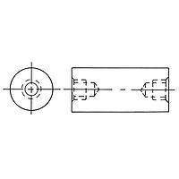 RAF Electronic Hardware 1680-440-S-12 Round 1/4 Rd X 1/4 Length Round Standoff