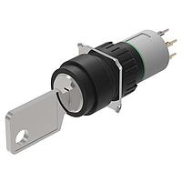 EAO 51-412.036D Keylock Switches KYLK REC MNT 2POS