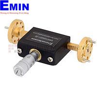Fairview SMW10AT001-30 WR-10 Waveguide Continuously Variable Attenuator With Dial 0 to 30 dB Operating from 75 GHz to 110 GHz, UG-387/U-Mod Round Cover Flange