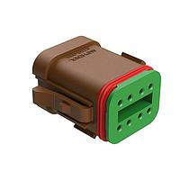 Amphenol SINE Systems AT06-08SD-SS01 Connectors 8P PLUG END CAP SEAL KEY POSITION D