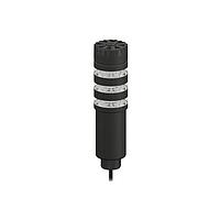 Banner Engineering TL50BLZR1GCQP Tower Lights Beacon Tower Light, Gray Housing: 2-Color Indicator; Voltage: 100-240 V ac; Environmental Rating: IP67; Colors: Red rotate Green solid; 150 mm (6 in) Micro PVC Pigtail QD