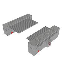 Samtec FFSD-10-D-14.00-01-N IDC Socket Cable .050" Low Profile Tiger Eye  IDC Ribbon Cable Assembly