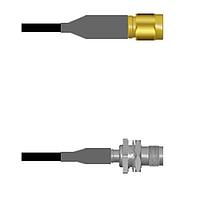 Amphenol Custom Cable Q-6904I0008144i RF Cable Assemblies SMA-SP/TNC-SJB RG58 144I