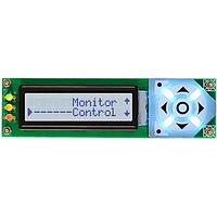 Matrix Orbital LK162B-7T-FGW-V-E LCD Character Display Modules 16x2 7keyGryTxtWhite B/G WideVolt ExtTemp