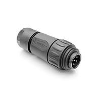 Amphenol Tuchel C016 30H006 110 12 Connectors 6+PE MALE STRT BLK SODR SIL IN ST RELF