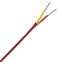 OMEGA HH-KI-24-SLE-IB-60M K Type Thermocouple Duplex Wire (1.7 x 3.0 mm, 200 °C)