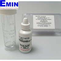 Aqualabo ORMCD1003 Hardness TH test kit for drinking water (one reagent; 1 drop = 1°F; 20 tests)