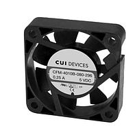 Same Sky (formerly CUI Devices) CFM-4010B-265-251-20 Axial dc axial fan, 40 mm square, 10 mm, 24 Vdc, ball, 6500 RPM, 5.49 CFM, TS