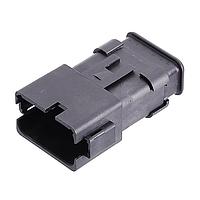 Amphenol SINE Systems AT04-12PA-SR2BK Connectors Recpt 12-Way RD Seal Strain Relief Black