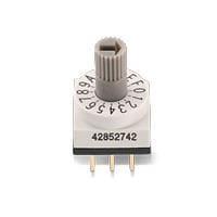 Wurth Elektronik 428527420916 Rotary Switches WS-ROTV IP67 16Pos Gold Round 150mA
