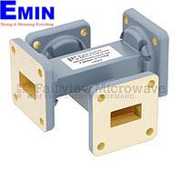 Fairview FMWCP1048 30 dB WR-62 Waveguide Crossguide Coupler With UG-419/U Square Cover Flange from 12.4 GHz to 18 GHz