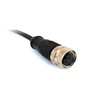 Bulgin PXPPVC12FBF12ACL010PVC Sensor Cables / Actuator Cables M12 F Overmould Flx Body Cbl Con