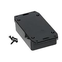 Hammond Manufacturing 1591MSFLBK Flanged Enclosure ABS w/Flanged Lid 3.3x2.2x0.8" Black