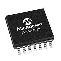 Microchip Technology PIC16F18023T-I/ST Microcontrollers 3.5KB Flash, 128EE, 256B RAM, 10b ADC, PWM, CCP, HLT, WDT, PPS, EUSART, SPI/I2C