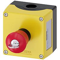 SIEMENS 3SU18010NN002AA2 Pushbutton Enclosure plastic. 1 control point