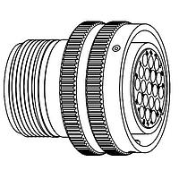 Eaton Souriau-Sunbank UTVD22-14SN Plugs 14P Reverse Bayonet Socket Plug Size 22