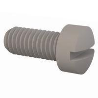 Essentra Components 011032F043 Machine Screw Fillister Slotted Screw, #10-32 Thread, 7/16 Lg