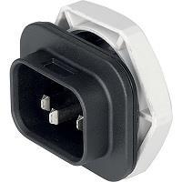 Schurter 4312.0000 Adapters INLET 10A QC 4.8 X 0.8mm BLACK