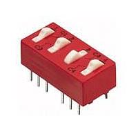 Grayhill 76RSC04T DIP Switches DIP Switch SPDT Recessed Rocker 4Pos