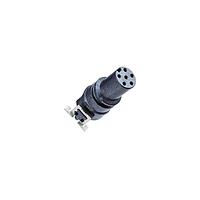 Amphenol LTW M8S-06PFFT-EE0001 Circular Metric Connectors M Series Sensor Connector, M8, A Code, Plastic, 1.5A, 06 pins, Female Connector, Female Contact, SMT 180