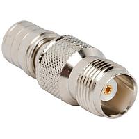Amphenol RF AD-TNCJQMAP-1 RF Adapters - Between Series QMA Plug to TNC Jack Adapter 50 Ohm Straight