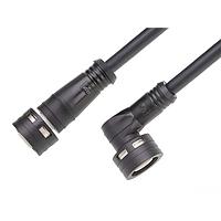 Molex 1204000320 Sensor Cables / Actuator Cables SE Cordset 8P M(90) to Pigtail PUR WSOR 1M