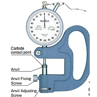 TECLOCK SM-1201LW Dial Thickness Gauge (10mm/0.001mm)