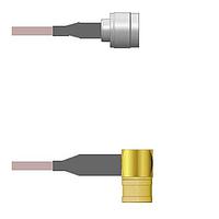 Amphenol Custom Cable Q-2J03V000H006i RF Cable Assemblies N-SP/SMB-RP G142 6I